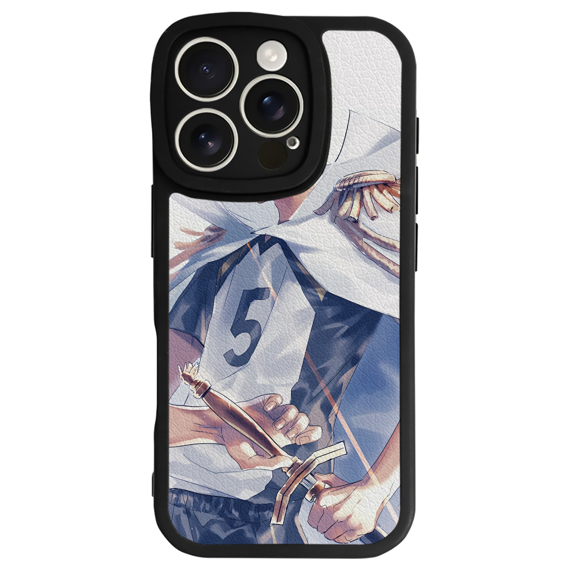 （画像用） ハイキュー!! Haikyu!! 【iPhone 16シリーズ対応】シリコンスマホケース（レザー調） 材質：シリコン